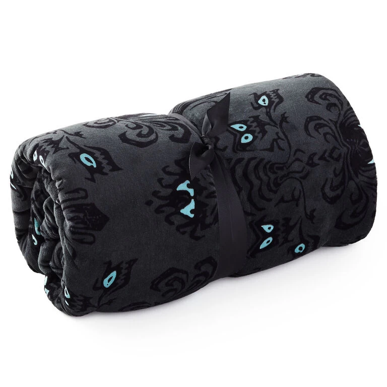 Hallmark Disney The Haunted Mansion Glow-in-the-Dark Throw Blanket, 50x60 5 Hallmark Disney The Haunted Mansion Glow-in-the-Dark Throw Blanket, 50x60 - Image 3