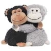 Warmies Hugs Heatable Scented Monkey Stuffed Animals, Set Of 2 -Decor Home Shop Heatable LavenderScented Plush Hugging Monkeys HUGSMON1 01