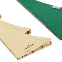 Hallmark Honeycomb Trees 3D Pop-Up Christmas Decorations, Set Of 3 -Decor Home Shop Honeycomb Trees 3D PopUp Christmas Decorations Set 1999XPJ8046 04