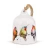 Demdaco Hummers On A Wire Small Ceramic Bell 2 Demdaco Hummers On A Wire Small Ceramic Bell -Decor Home Shop Hummingbirds Illustration on White Ceramic Bell 1004610063 01