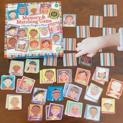 Eeboo I Never Forget A Face Memory & Matching Game -Decor Home Shop I Never Forget a Face Memory Matching Game MGFAC3 04