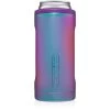 BruMate Dark Aura Stainless Steel Skinny Can Cooler, 12 Oz. -Decor Home Shop Iridescent Purple Slim Can Cooler HS12DA 01