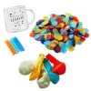 Hallmark It's Time To Celebrate You Glass Mug Party Kit -Decor Home Shop Its Time to Celebrate You Glass Mug Gift Set 1BIR1269 01