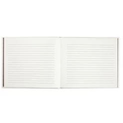 Hallmark Ivory Botanical Pattern Guest Book -Decor Home Shop Ivory Faux Leather Abstract Leaves Guest Book 1EDY3151 03