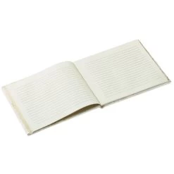 Hallmark Ivory And Gold Guest Book -Decor Home Shop Ivory and Gold Guest Book 1EDY3149 02