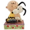 Enesco Jim Shore Charlie Brown Hugging Snoopy Figurine, 4.5" -Decor Home Shop Jim Shore Charlie Brown Hugging Snoopy Figurine 6007936 01
