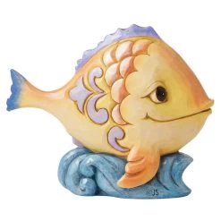Enesco Jim Shore Mini Fish Figurine, 3.5"