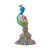 Enesco Jim Shore Mini Peacock Figurine, 5" 2 Enesco Jim Shore Mini Peacock Figurine, 5" -Decor Home Shop Jim Shore Peacock Mini Figurine 6010566 01