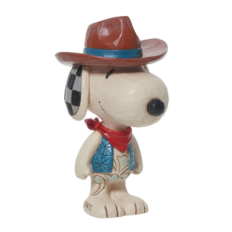Enesco Jim Shore Peanuts Snoopy Cowboy Figurine, 5.55" 3 Enesco Jim Shore Peanuts Snoopy Cowboy Figurine, 5.55"