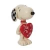Enesco Jim Shore Peanuts Snoopy Wearing Heart Sign Mini Figurine, 3" 1 Enesco Jim Shore Peanuts Snoopy Wearing Heart Sign Mini Figurine, 3" -Decor Home Shop Jim Shore Peanuts Snoopy Mini Figurine 6011953 01