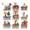 Enesco Jim Shore Peanuts Holiday Train Figurines, Set Of 9 -Decor Home Shop Jim Shore Peanuts Train Figurines Charlie Brown Snoopy 4063413 01