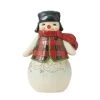 Enesco Jim Shore Pint-Sized Snowman In Plaid Figurine, 5" 1 Enesco Jim Shore Pint-Sized Snowman In Plaid Figurine, 5" -Decor Home Shop Jim Shore PintSized Snowman in Plaid Figurine 6011483 01