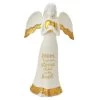 Hallmark Etched In A Mom's Heart Angel Figurine, 8.75" -Decor Home Shop Joanne Eschrich Ceramic Angel Figurine for Mom 1JOA2106 01