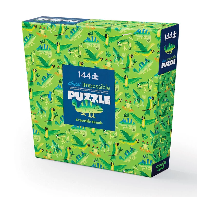 Crocodile Creek Jungle Jive Almost Impossible 144-Piece Puzzle 3 Crocodile Creek Jungle Jive Almost Impossible 144-Piece Puzzle