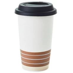 Hallmark Kindness Is Golden Ceramic Travel Mug, 9 Oz. -Decor Home Shop Kindness Is Golden Sunshine Ceramic Travel Mug 1SNN1004 02