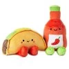 Hallmark Large Better Together Taco And Hot Sauce Magnetic Plush, 16" -Decor Home Shop Large Better Together Taco and Hot Sauce Magnetic Plush 1KID1608 01