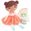 Hallmark Little World Changers™ And Kind Culture Co. The Doll Kind Dark Skin Girl, 12" -Decor Home Shop Little World Changers Dark Skin Girl Doll With Tokens 1KID2086 01