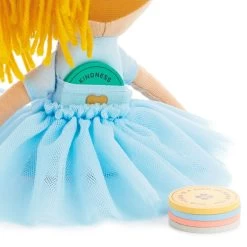 Hallmark Little World Changers™ And Kind Culture Co. The Doll Kind Light Skin Girl, 12" -Decor Home Shop Little World Changers Light Skin Girl Doll With Tokens 1KID2085 03