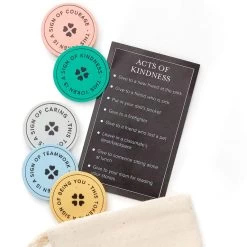 Hallmark Little World Changers™ And Kind Culture Co. The Doll Kind Light Skin Girl, 12" -Decor Home Shop Little World Changers Light Skin Girl Doll With Tokens 1KID2085 05