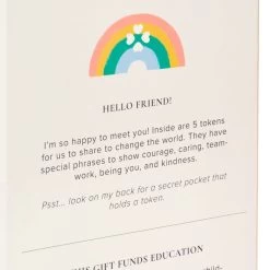 Hallmark Little World Changers™ And Kind Culture Co. The Doll Kind Light Skin Girl, 12" -Decor Home Shop Little World Changers Light Skin Girl Doll With Tokens 1KID2085 08