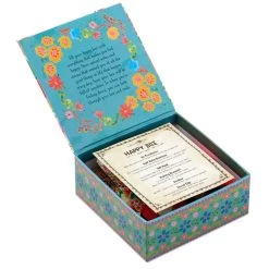 Natural Life Live Happy Floral Happy Box Gift Set, 6 Pieces -Decor Home Shop Live Happy Bright Floral Happy Box Gift Set HAPPYBOX026 03