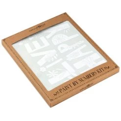 Natural Life Live Happy Paint By Number Wrapped Canvas Kit, 12x10