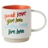 Hallmark Live Love Mug, 16 Oz. 2 Hallmark Live Love Mug, 16 Oz. -Decor Home Shop Live Love Ceramic Mug 1MUG3550 01