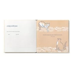 Our First Year Together: A Memory Keeper For Your New Cat Book -Decor Home Shop Memory Keeper Book for Your New Cat 10578 03