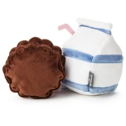 Hallmark Better Together Milk And Cookie Magnetic Plush, 6" -Decor Home Shop Milk Carton and Chocolate Cookie Magnetic Plush 1KID1642 03