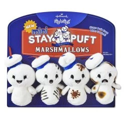 Hallmark Itty Bittys® Ghostbusters: Afterlife™ Mini Stay Puft Marshmallows Plush, Set Of 4 -Decor Home Shop Mini Stay Puft Marshmallows Ghostbusters Afterlife itty bittys 1KDD1890 03