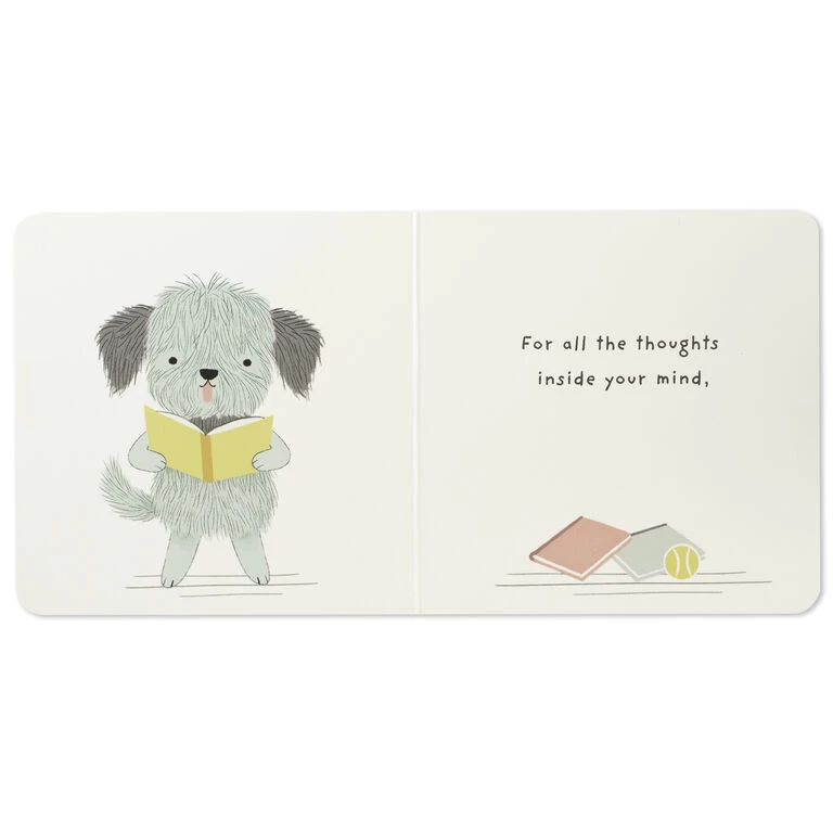 Hallmark MopTops Shaggy Dog Stuffed Animal With You Make Me Proud Board Book 8 Hallmark MopTops Shaggy Dog Stuffed Animal With You Make Me Proud Board Book - Image 6