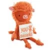 Hallmark MopTops Highland Cow Stuffed Animal With You Make A Difference Board Book -Decor Home Shop MopTops Plush Cow Stuffed Animal Board Book 1KID1537 01