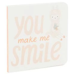 Hallmark MopTops Llama Stuffed Animal With You Make Me Smile Board Book -Decor Home Shop MopTops Plush Llama Stuffed Animal Board Book 1KID1534 04