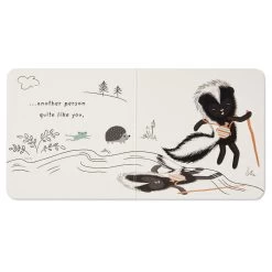 Hallmark MopTops Skunk Stuffed Animal With You Are Unique Board Book -Decor Home Shop MopTops Plush Skunk Stuffed Animal and Board Book 1KID2082 06