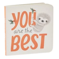 Hallmark MopTops Sloth Stuffed Animal With You Are The Best Board Book -Decor Home Shop MopTops Plush Sloth Stuffed Animal and Board Book 1KID2083 04