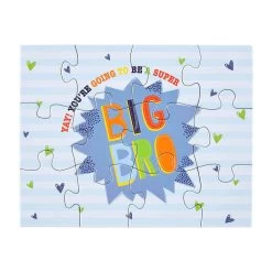 Mud Pie Blue Big Bro 12-Piece Puzzle For Kids