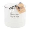 Mud Pie Chill Out Dip Chiller And Spoon, Set Of 2 -Decor Home Shop Mud Pie Chill Out Dip Chiller and Spoon 48500244 01