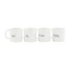 Mud Pie Funny Mugs, Set Of 4 -Decor Home Shop Mud Pie Funny Mugs Set 43500131 01