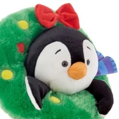 Hallmark Playful Penguins All Decked Out Musical Plush Penguin With Light And Motion -Decor Home Shop Musical Playful Penguins Plush With Light Motion 1KCX1100 04