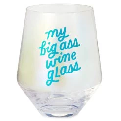 Hallmark Jumbo My Big Ass Stemless Wine Glass, 40 Oz.