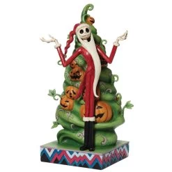 Enesco Jim Shore The Nightmare Before Christmas Santa Jack Figurine, 12" -Decor Home Shop Nightmare Before Christmas Jack With Tree Figurine 6013055 03
