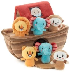 Hallmark Noah's Ark And Animals Plush Playset, 7 Pieces -Decor Home Shop Noahs Ark and Animals Plush Toy 1KFA2015 03