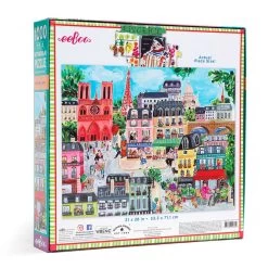 Eeboo Paris In A Day 1000-Piece Jigsaw Puzzle -Decor Home Shop Paris in a Day 1000Piece Jigsaw Puzzle PZTPD2 03
