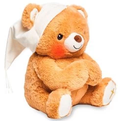 Paws For Prayer Bear Stuffed Animal With Music And Light, 10" H -Decor Home Shop Paws for Prayer Bear Plush With Music and Light CB86755 03