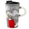 Hallmark Peanuts® Flying Ace Snoopy Color Changing Travel Mug, 16 Oz. -Decor Home Shop Peanuts Snoopy Flying Ace Color Change Travel Mug 1PAJ3528 01