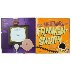 Hallmark Peanuts® The Nightmare Of Franken-Snoopy Book -Decor Home Shop Peanuts Snoopy FrankenSnoopy Book With PopUp Ending 1HGN1524 03