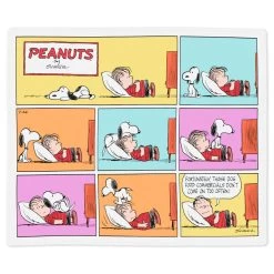Hallmark Peanuts® Snoopy And Linus Comic Strip Throw Blanket, 50x60 -Decor Home Shop Peanuts Snoopy and Linus Comic Strip Throw Blanket 1PAJ3509 03