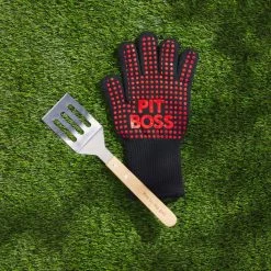 Mud Pie Pit Boss Grilling Glove And Spatula, Set Of 2 -Decor Home Shop Pit Boss Grilling Glove Spatula Set 46300190 02