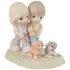 Precious Moments I’ll Never Let You Go Figurine, 5.4" -Decor Home Shop Precious Moments Couple Walking Dogs Figurine 223003 01