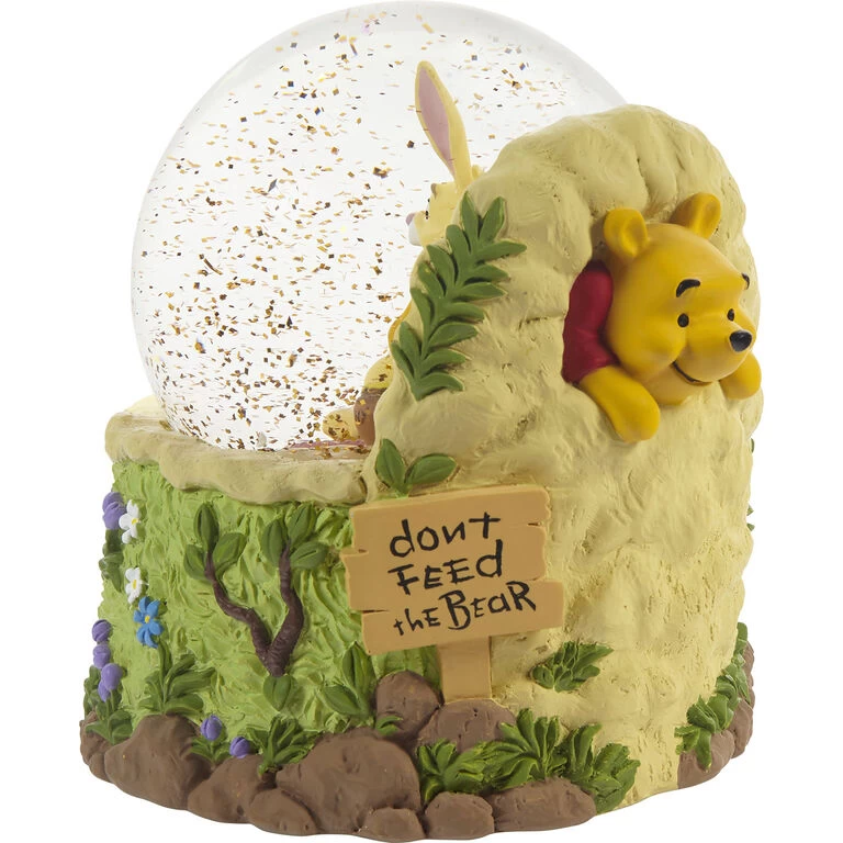 Precious Moments Disney Winnie The Pooh Don't Feed The Bear Musical Snow Globe 3 Precious Moments Disney Winnie The Pooh Don't Feed The Bear Musical Snow Globe